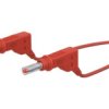 Przewód pomiarowy 66.9407-02522, 32A, 600V, kolor: Czerwony, dł. 25cm, Staubli