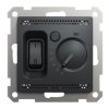 SEDNA DESIGN & ELEMENTS Regulator temperatury z wbudowanym czujnikiem czarny antracyt SDD114506 SCHNEIDER ELECTRIC