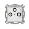 Icon Mechanizm Gniazda Multimedialnego 3F Data (Upc) Biały Igmu