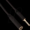 85798 Extension Cable Stereo Jack 4.4 mm 5 pin male to female 3 m blac