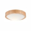 Lampa sufitowa plafon drewniany dębowy LED 1-punktowy wypukły 27 cm LD-PD-8.1 DAB