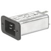 Suppressor filter IEC plug C20, 50 to 60 Hz, 16 A, 250 VAC, 300 µH, solder connection, C20F.0001