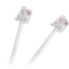 Kabel telefoniczny wtyk - wtyk 7,5m biały