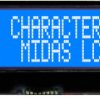 Wyświetlacz monochromatyczny LCD, , Alfanumeryczny, Midas