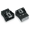 WAGO 770-713 3 Pole 10mm Plug with Strain Relief Snap In Black