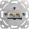 Junction box, Cat 6A, white, flush mounting, for AMJ45, 100022944