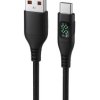 Kabel USB Typ-C 2m 60W 480Mbps ART LED czarny