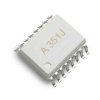 Transoptor ACPL-351J-000E IGBT, MOSFET 1-kanałowy SO 16 Broadcom