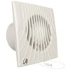 Wentylator wyciągowy fi 100 14W 98m3/h 230V IPX4 biały włącznik pociągany E0007848W WA100W