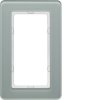 KNX Q.7 Ramka z dużym wycięciem szkło białe 13096079