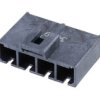 Listwa stykowa PCB 4-pinowe Mega-Fit raster: 5.7 mm Kąt prosty 1-rzędowe Molex Otwór przelotowy 600 V W osłonie