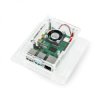 Obudowa do Raspberry Pi 4B - akrylowa Vesa V2 + wentylator - przezroczysta