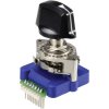 TruComponents 783082 Rotary Switch, PCB, SP1T,Solder, IP40, 5-50V AC/DC