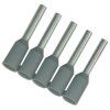 Insulated wire end ferrule, 1.5 mm², 14 mm/8 mm long, DIN 46228-4, black, 470408.00050, package with 50 pieces