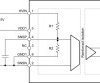 Automotive DC-input isolated amplifier with integrated resistive divider and differential output