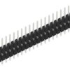 Pin header, 20 pole, pitch 2.54 mm, straight, black, 10056473