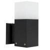 Kinkiet zewnętrzny Cube CB-K BL, E27 max 20W, kolor czarny, 0438621