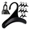 10x Wieszak na Torebki Czapki Apaszki do Szafy Czarny Uchwyt Organizer 4kg