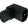 Kątowy adapter zasilania IEC 320 C14 do C13