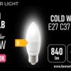 Żarówka LED E27 C37 7.2W 840lm 6000K klasa E Forever Light