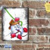 Dizzy Swinging * Retro Gaming Inspired Wall Plaque - Metal Sign