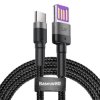 Kabel USB-A do USB-C 40W szybkie ładowania QC3.0 1m czarno-szary PG1
