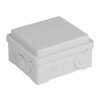 Puszka naścienna przyłączeniowa 100x52x100 mm, z 4 dławnicami, IP54, odporna na UV, NPP100 szara 35380002