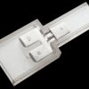 Flat connector coupling, width: 6.35 mm, 3-way