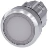 Siemens 3SU10510AB600AA0 SIRIUS ACT illuminated pushbutton white flat