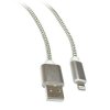Kabel USB/Lightning iPhone 6,7,8 Kolor SILVER 1m