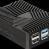 RB-ALUCASEP4-09 Housing for Raspberry Pi 4, aluminum, black