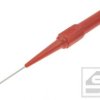 Końcówka pomiarowa 20.161.1 czerw. igła 0.7mm/gn.ban.4mm 1A/30V Amass