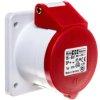 Gniazdo tablicowe 16A 4P 400V 6h IP44 proste 1315