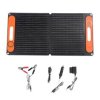 60W Monokrystaliczna Panel Słoneczny Ładowarka IP65 Wodoodporna ETFE Magnetyczny Uchwyt USB 9V PD Wyjście do Camping i Wędrówki