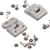 Hinge kit, PET, (L) 35 mm, beige, 1427HK