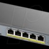 GS1350-6HP-EU0101F Switch, 6-Port, Gigabit Ethernet, PoE+, SFP
