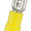 Konektor płaski Żeński 0.8 x 6.35mm 4 → 6 mm², 12 → 10 AWG długość 23.5mm Izolacja: Izolowane Cyna