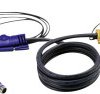 Kabel do klawiatury/wideo/myszy (KVM) ATEN 2L5302P Czarny 1,8 m