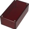 PC enclosure, (L x W x H) 120 x 65 x 40 mm, red/transparent, IP54, 1591CTRD