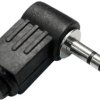 Wtyk jack 3.5mm stereo kątowy osłona plastikowa Cabletech