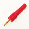 26.452.1 adapter wtyk bananowy 2mm / gniazdo bananowe 4mm, czerwony