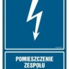 ZNAK - HG035 Pomieszczenie zespołu prądotwórczego 7,5 x 10 cm FN - Folia samoprzylepna