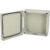 Fibox 4812001 NEO ABS 32x32x15cm G Hinged ABS enclosure with grey cover