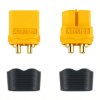 Para wtyk i gniazdo XT60 męski + żeński + osłonki RC AKU LiPol 60A komplet