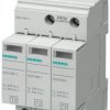 Ochronnik przepięciowy 1-fazowy, 25kA, montaż Szyna DIN, -40 → +80 °C., Siemens 5SD