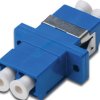 FO jack, LC/LC duplex, OS2, singlemode, ceramic, blue, DN-96007-2
