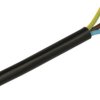 Przewód; sterowniczy; H03VV-F (OMYo); 3x1,00mm2; linka; Cu; czarny; okrągły; PVC; 5,9mm; 300/300V; Zamel Cet; RoHS