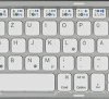 MROS133 Keyboard, bluetooth, USB, touchpad, foldable, silver