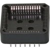PLCC socket, 44 pole, pitch 2.54 mm, CuSn alloy for PLCC, PLCC 44