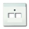 Płytka czołowa, RJ45, Biały